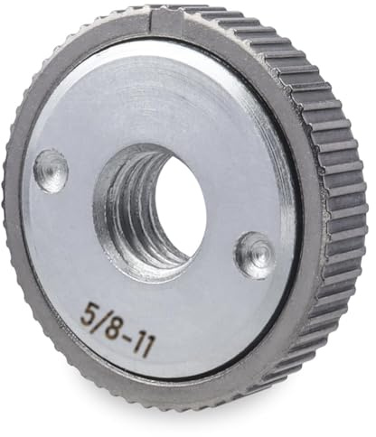 Agwuoetr Dado Smerigliatrice 5/8 Pollici-11, Dado Flangiato Smerigliatrice A Sgancio Rapido, Dado di Bloccaggio Smerigliatrice per Parte di Ricambio Smerigliatrice Angolare