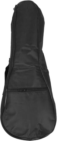 Alipis Portable Ukulele Carrying Bag Black with Front Pocket Lightweight Musical Instrument Storage Pouch for Easy Transport and Protection