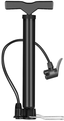 Pompa per Bici 12, 6 pollici 120PSI Pompa per Pneumatici per Bici Portatile con Manometro e Piede Stepper per Scooter/Motociclette/Palle/Giocattoli Gonfiabili/Kayak per Gonfiaggio Pneumatici
