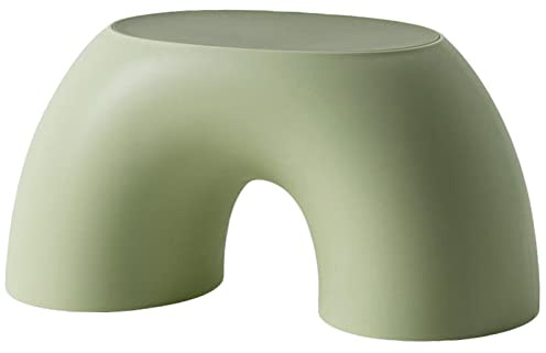 Harilla Einfacher Halbring, Regenbogen, Kleine, Heim Innenstuhl, Kinderhocker, Fußteil, Möbelhocker, Spielzeug, Kinderzimmer, Kinderstühle für Kinderzimm, Grün