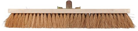 Homéa, Tête de Balai Bois Fibres Naturelles de Coco Douille Métal 60 cm