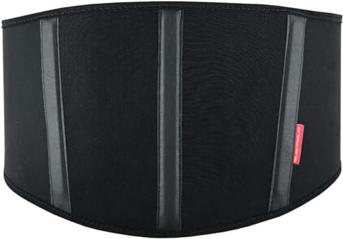 BLACKWILD Neopren Nierengurt Motorrad | Nierenwärmer Lendenwirbelstütze aus Neopren Für effektive Stabilisierung | Nierengurt Motorrad Herren und Damen (XS = 75-80cm Bauchumfang)