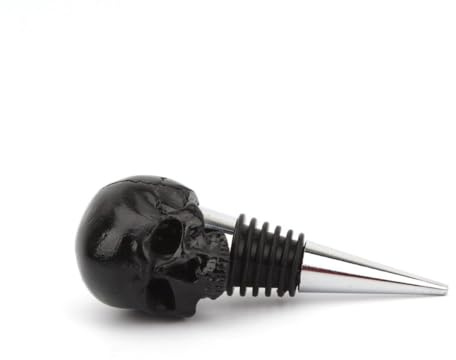 Ro Rox Gothic Schwarz Totenkopf Weinflaschenverschluss Cocktail Küchengeschirr