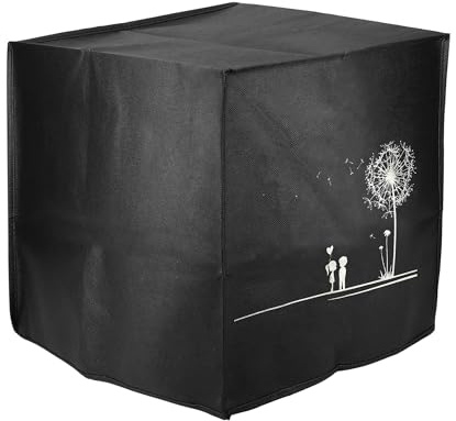 kwmobile Housse compatible avec Russell Hobbs SatisFry housse - Housse de protection intégrale pour friteuse à chaud friteuse sans huile - blanc-noir