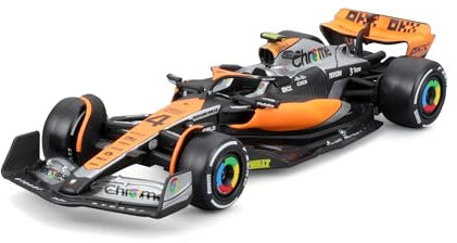 Bburago Formula 1 MCLAREN MCL60 2023 NORRIS 1:43 Scale Die-Cast Collectible Race Car