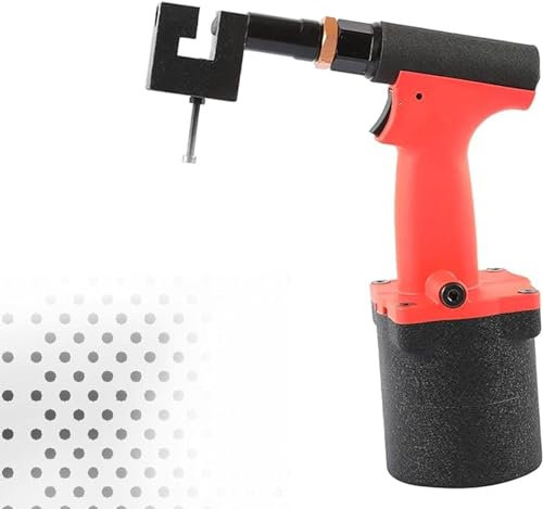 JIANGSS Metall-Lochstanzer, Metallstanzer, pneumatischer Lochöffner, Stanzwerkzeug, 3,2–12,3 mm industrieller Luftlochstanzer, Klemmkopf um 360° drehbar, für Büro-/Heimdekoration,11mm