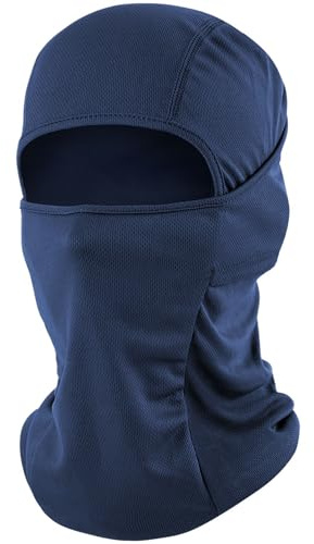 fuinloth Cagoule Moto Balaclava，Bike Masque de Ski Mask Running Protection UV et Vent pour Homme/Femme Bleu Marine