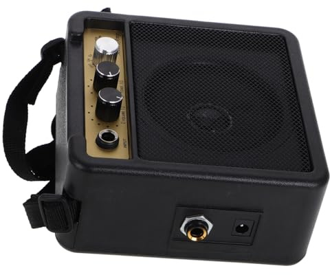 Homoyoyo Amplificatore Per Chitarra Mini Dispositivo Amplificatore Piccolo Per Chitarra Elettrica Compatto Fedeltà Suono Connettività Versatile Effetti Integrati Costruzione Robusta