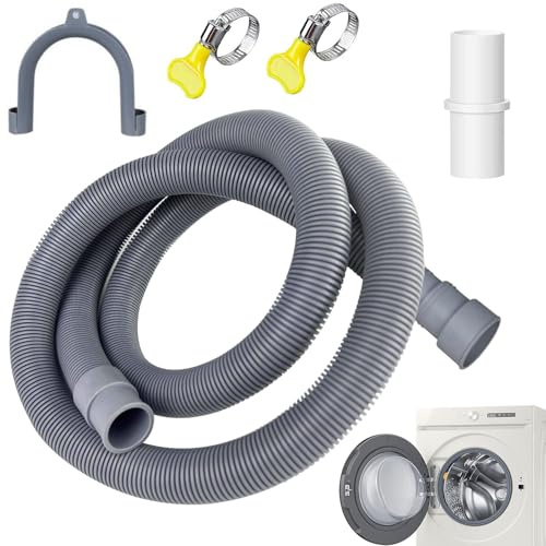 Tuyau De Drainage De La Machine À Laver | 4,9 Pi Du Tuyau De Lave-glace Ondulé - De Vidange Flexible Pour La Plupart Des Machines À Laver Domestiques, Lave-vaisselle