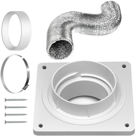 Kit Ventana AC Portátil Panel Adaptador Conector Ventilación Longitud