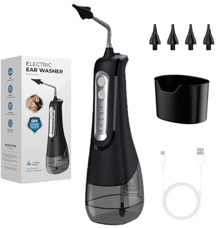 Electric Ear Wax Removal, Ear Irrigation Kit, DIY Mode, IPX7, Ear Cleaners for Adults