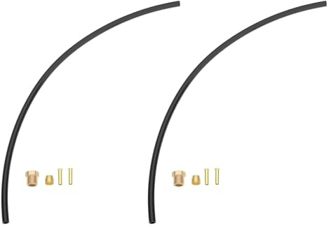 SG Store 2 Pcs Air Compressor Check Valve Nylon Connecting Hose 30cm Diameter 6mm Suitable for Various Air Compressors