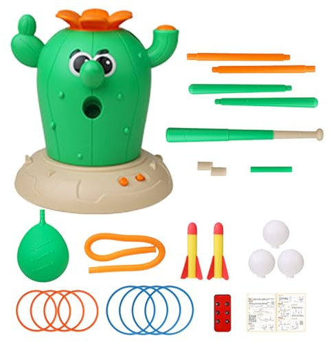 Générique Set Telecomandato 4 in 1 | PP, 1050 g, 26 x 18 cm | Giocattolo di salto musicale con anelli, salto, Base-Ball | Interni Esterni 3-8 Anni