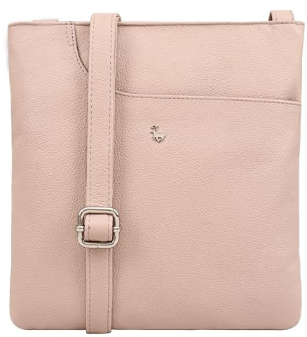 Lloyd Baker Kanatal Umhängetasche aus echtem Leder, weiche Schulter-Handtasche mit verstellbarem Riemen, schmale Handytasche, kompakte Größe mit Einschubfach vorne