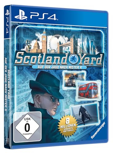 Scotland Yard - Auf der Jagd nach Mister X - Gesellschafts- und Familienspiel für PS4