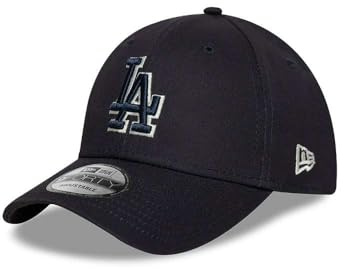 New Era 9Forty Team Outlone Dodgers Cap Basecap Baseballcap Baumwollcap MLB LA Los Angeles Damen/Herren - Metallschnalle, mit Schirm Frühling-Sommer Herbst-Winter