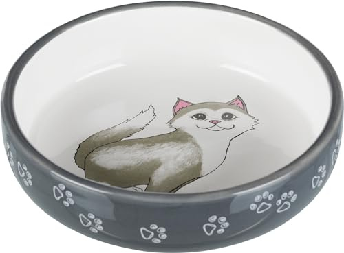 TRIXIE Ciotola per gatti per razze dal naso corto, ceramica