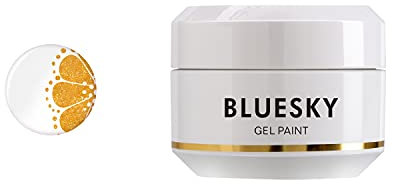 Bluesky Gel Polish, Gold Gel Paint Nail Art, DK12, 8 ml (Requires Curing Under UV/LED Lamp)