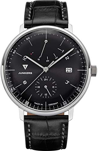 Junkers Bauhaus 41mm Herrenuhr Analog Automatik Gangreserve