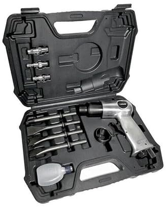 SCALPELLO MARTELLO SCALPELLATORE AD ARIA COMPRESSA + 4 PUNTE