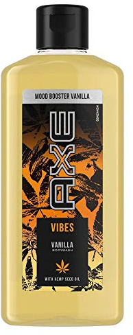 Axe Mood Booster Vanilla Vibes Gel douche pour homme au parfum vivifiant et huile de graines de chanvre (1 x 200 ml)