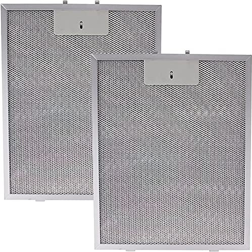 SPARES2GO Metall-Fettfilter, kompatibel mit Siemens Dunstabzugshaube (310 mm x 250 mm, 2 Stück)