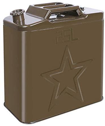 BHBXZZDB Tanque de Combustible portátil Jerry Can, Garrafa de Gasolina y Diésel en Metal con Mango de 3 Barras para Motocicleta SUV ATV Dirt Bike Coche Barco Vehículo