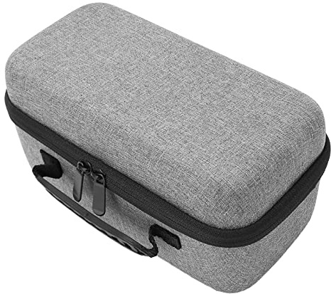 ASHATA Sac de Transport pour Projecteur Portable, étui de Transport étanche pour Projecteur EVA Shakeproof pour Projecteur Nebula Anker Capsule 3 1080P, Gris