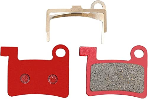 ENESEA Bremsbeläge for Rennrad und Mountainbike, 2X Bremsbeläge aus Kunstharz, rot, langlebiges Bremssystem, Bremssattel for Rennrad, Elektromobil, MTB, Fahrrad, BMX-Fahrrad, ersetzt Teil
