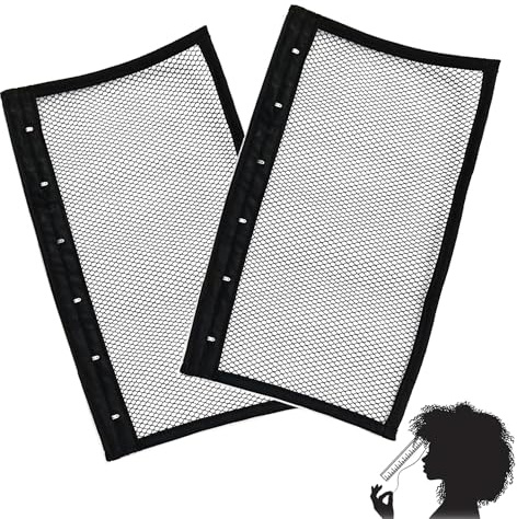Length N Lock Haardehner, 2 Stück, Netz-Wickel gegen Schrumpfen, Länge N Lock, Netz-Werkzeug für lockiges Haar (33 cm)