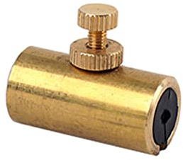 SHOWERORO Goldener Cellodämpfer aus Kupfer mit Schraube und Sicherungsmutter zur Schwingungsunterdrückung und Klangverbesserung für Cello Wolfsnote