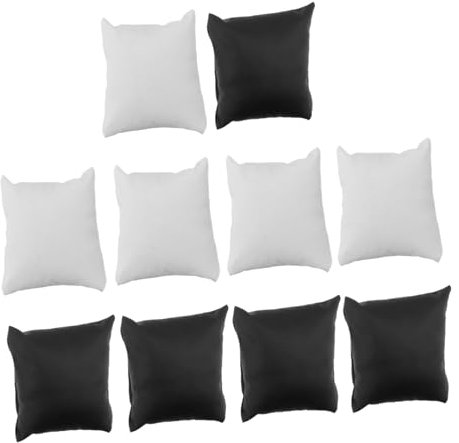 OKUMEYR 10stücke Schwarze Schmuck-Display-Kissen Für Armband Uhrenkissen Armreifkissen Armbandhalter Zum Schutz Vor Kratzern Präsentation Zu Hause Geschäft