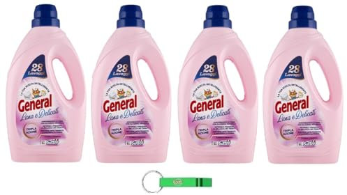 General Lana e Delicati Detersivo Lavatrice - Detersivo Lavatrice - Detergente líquido para la lavadora - Detersivo Lavatrice ideal para lana y ropa delicada - Detergente líquido para lavadora -