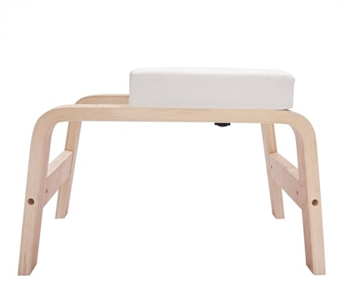 Multi-functional White Modern Yoga Headstand Stool,Yoga Headstand Bench Yoga Invert Chair 200kg,Auxiliary Artifact,Load-bearing Capacity440.92 lbs, for Beginners,Experienced Yoga Practitioners,Gymnast