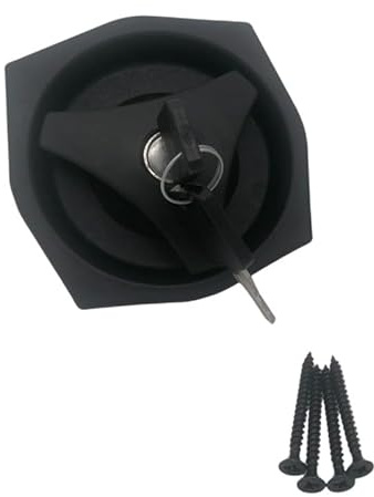 CR-MOESANCO® Verrou 1033 FAP Extérieur Porte Caravane avec Clés – Noir Ambidextre