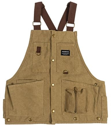 Generico Grembiule da campeggio - Gilet da esterno con tasche | Grembiule