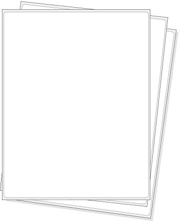 Printable Sticker Paper 8.5 x 11 Full Sheet Labels, 500 Sheets Matte Self Adhesive Sticker Paper for Inkjet & Laser Printer, Full Page Printable Label Paper for Shipping, Address, Product & FBA Labels