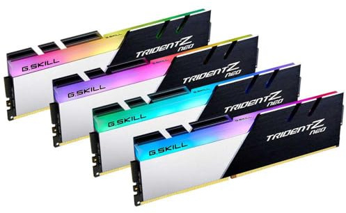 G.skill Tridentz Neo Series - Ddr4 - 32 Gb: 4 X 8 Gb - Dimm 288-Pin - 3000 Mhz / Pc4-24000 - Cl16 - 1.35 V - Ungepuffert - NoN-Ecc - Brushed Black, G