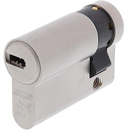 ToniTec Set aus ABUS Profilzylinder als Halbzylinder EC550 Nachfertigung nach Code ohne Schlüssel Größe 10 30mm