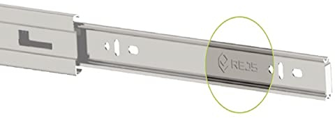 Drawer Runners Soft Close - Solid Slide (500 mm)