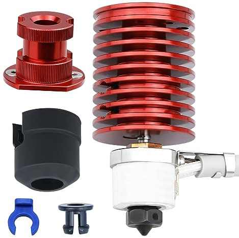 Upgrade Keramik Heizkern CHC V6 Hotend Bimetall Heatbreak gehärtete Stahldüse 0.4 Kompatibel mit VORON 0.1 2.4 DDB DDE Extruder ersetzen Dragon Hot End 3D Druckerteile