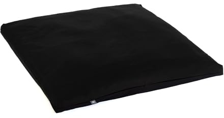 Bodhi Meditationsmatte ZABUTON | ECO Serie | Klassische Yoga Matte mit abnehmbarem Bezug aus 100% Bio-Baumwolle | Meditationsunterlage mit Reißverschluss | 80 x 80 x 5 cm