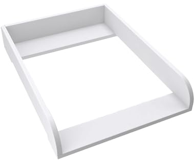 regalik IKEA - Cambiador para cambiador Koppang (46 cm, paneles frontales redondeados, 72 x 54 cm), color blanco