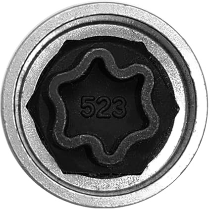 Jemora Reemplazo para Security Master, Llave de Tuerca de Rueda de Bloqueo 523, Herramienta de Llave de Tubo de Tornillo antirrobo