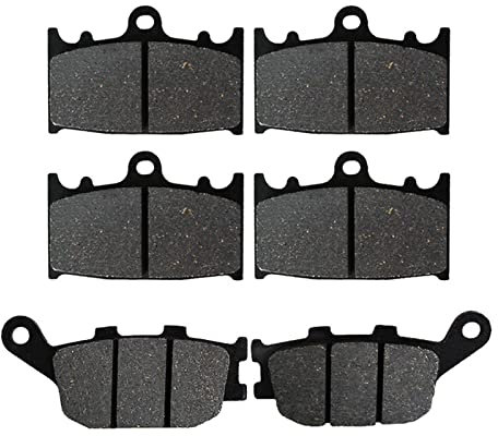 ZJARZWYG Für Suzuki GSF 1200 GSF1200 2006 GSF1250 ABS 2007-2014 GSF 1250 Für Bandit 2007-2014 Motorrad Vorne Hinten Bremsbeläge Motorrad Bremsbeläge (Farbe : Vorderseite und Rückseite)