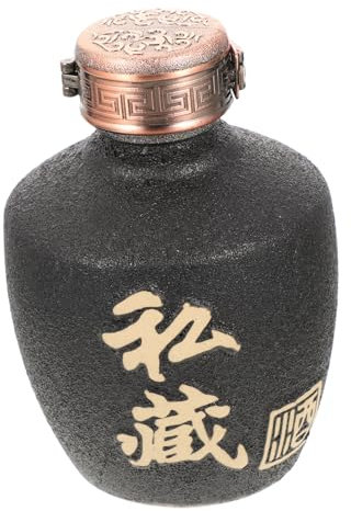 CIYODO Schnapsflasche Leerer Behälter Versiegelt Ausgewähltes Material Sicher Langlebig Exquisit Verarbeitet Poliert Glatte Oberfläche Feine Textur Angenehmes Handgefühl Ohne Grate Robust