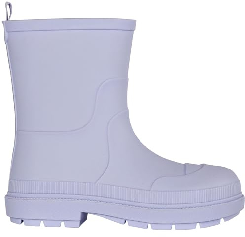 A2Z 4 Kids Bottes de pluie antidérapantes et imperméables en PVC pour enfants, motif galoches, bottes en caoutchouc légères, idéales pour les aventures en plein air, lilas, 33 EU
