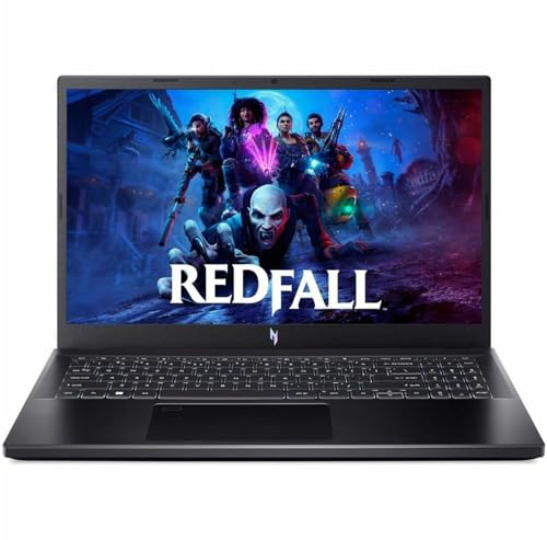 acer Nitro V Gaming Laptop, 15.6 FHD IPS Display, 144Hz, Intel i5-13420H Processor, 8-Core, GeForce RTX 4050, 16GB DDR5 RAM, 1TB SSD, Windows 11, BK, TWE Mouse