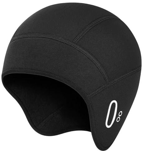 JazRvr Helmmütze für Herren, Unterziehmütze für Fahrradhelm, Atmungsaktives Material Wärmende Winter Sportmütze, Ideal für Radfahren Joggen Wandern