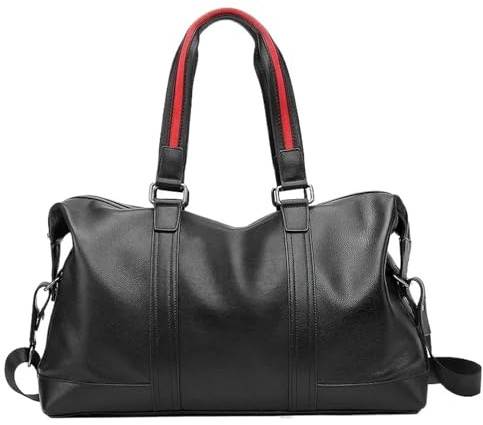 Reisetasche Leder Herren Reisetasche aus echtem Leder, lässige Handgepäcktasche, hohe Kapazität, Fitnesstasche, Schultertasche, 13-Zoll-Laptoptasche, Camping-Reisetaschen Wasserdicht